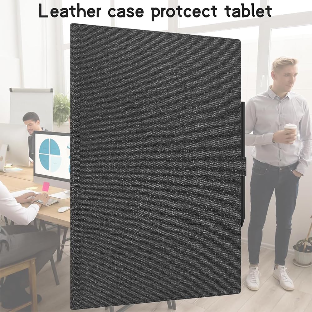 11.5in Erasable Writing Tablet for Drafting, Taking Notes and Leaving Message, Superfine Line Design Precise Sketching Writing Board Drawing Pad with a Pencil,Packed with a Leather Case Protective