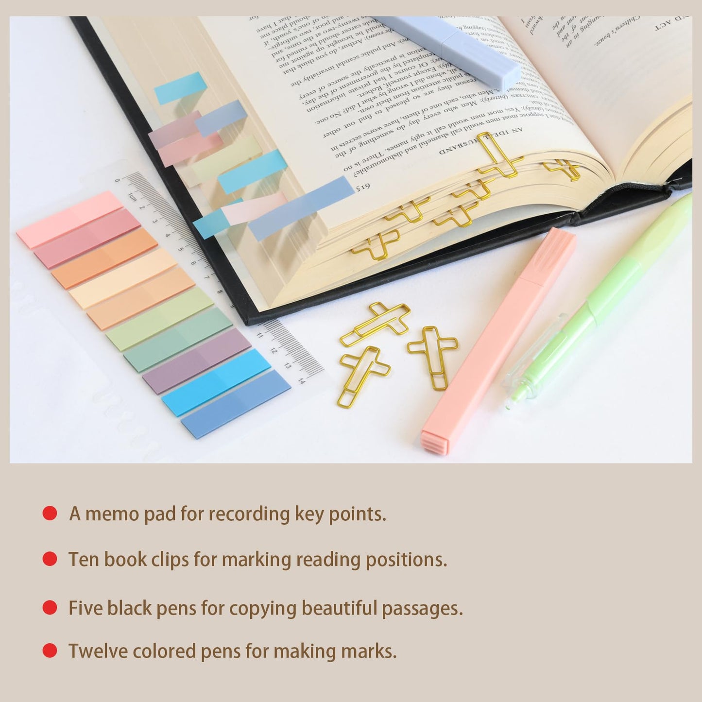 Bible Cover for Women Bible Case, Large Bible Bag, Bible Study Supplies Bible Journaling Kit Book Carrying Case with Bible Highlighters Tabs, Valentines Day Christian Gifts for Women (Black)