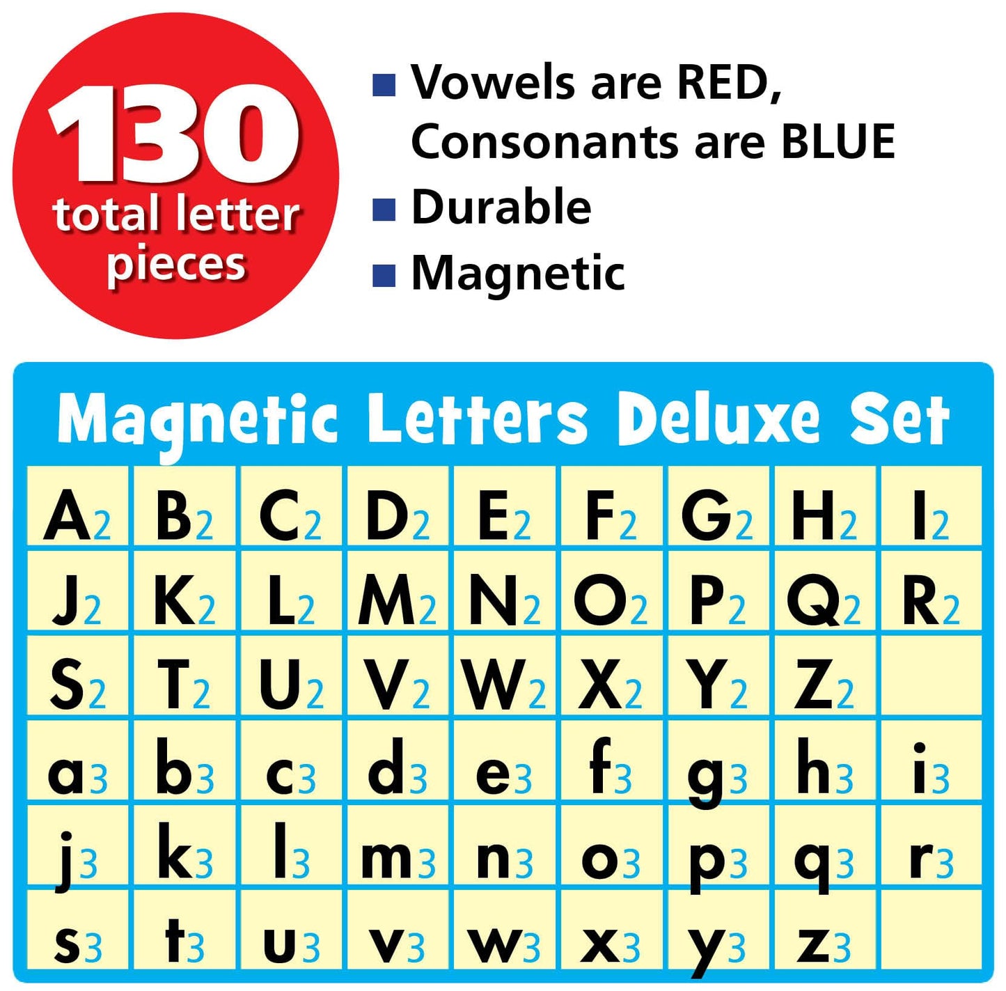 Teacher Created Resources Magnetic Letters Deluxe Set (TCR77582)