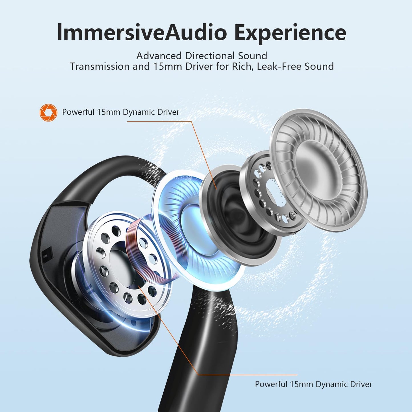 Translation Earbuds Real Time - AI 144 Language Translator Earbuds, Audifonos Traductores Inglés Español, 3-in-1 Translating Device, Translate Ear Buds for Travel Learning with Charging Case Black