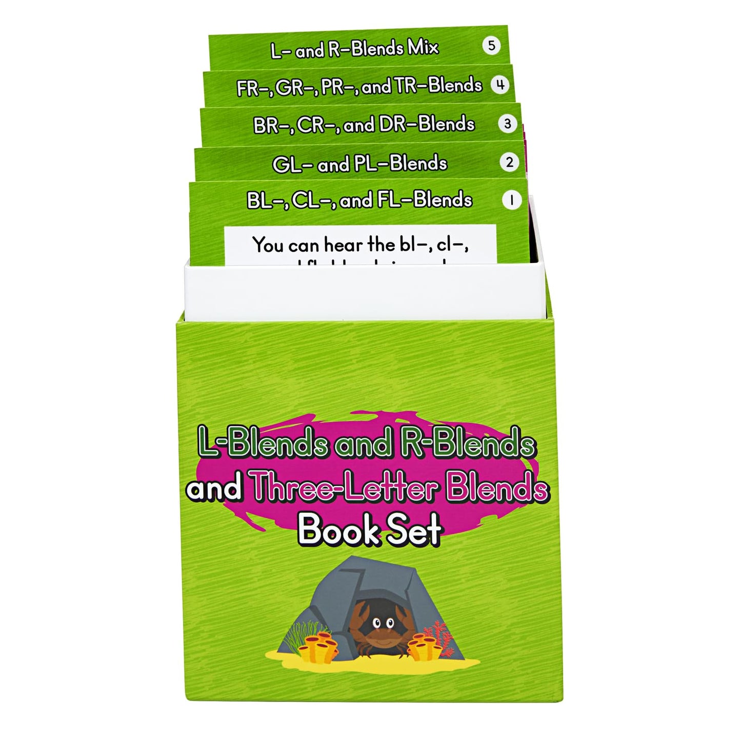 Really Good Phonics Decodable Readers - L- and R-Blends and Three-Letter Blends Book Set - Educational Toys, Reading Games for Kids, Learning Activities, Homeschool & Classroom Must Haves