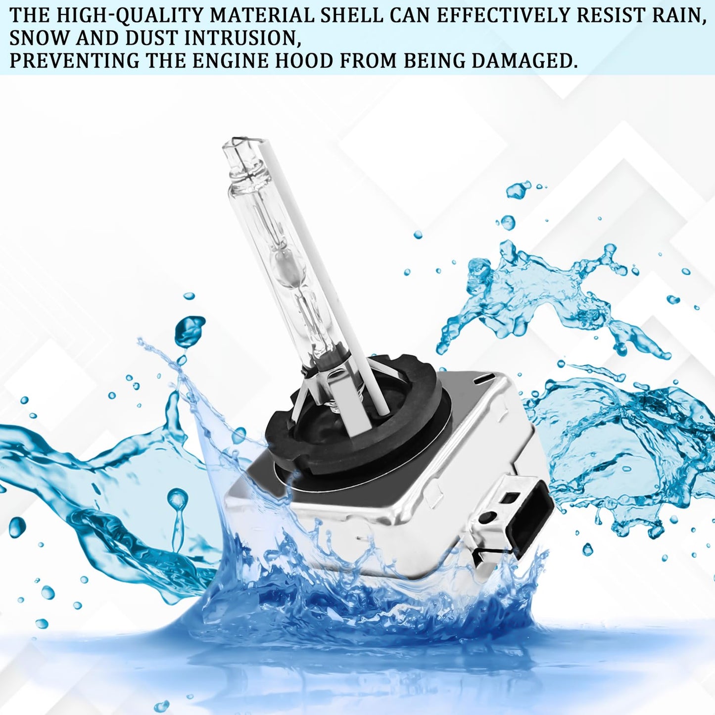 SamWinGear D1S HID Headlight Bulbs 35W Super Bright 2PCS D1S White