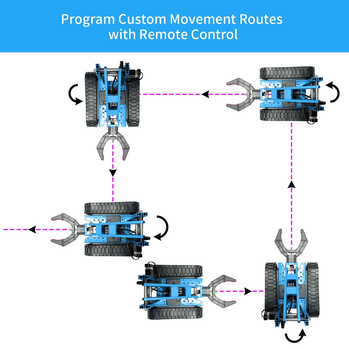 Robotic Arm Kit, Robot Kit for Kids Age 8+,STEM Building Toys 4-DOF Electronic Programming DIY Robots for Boys and Girls, Educational Science Projects,Cool Xmas Birthday Gifts for Kids.