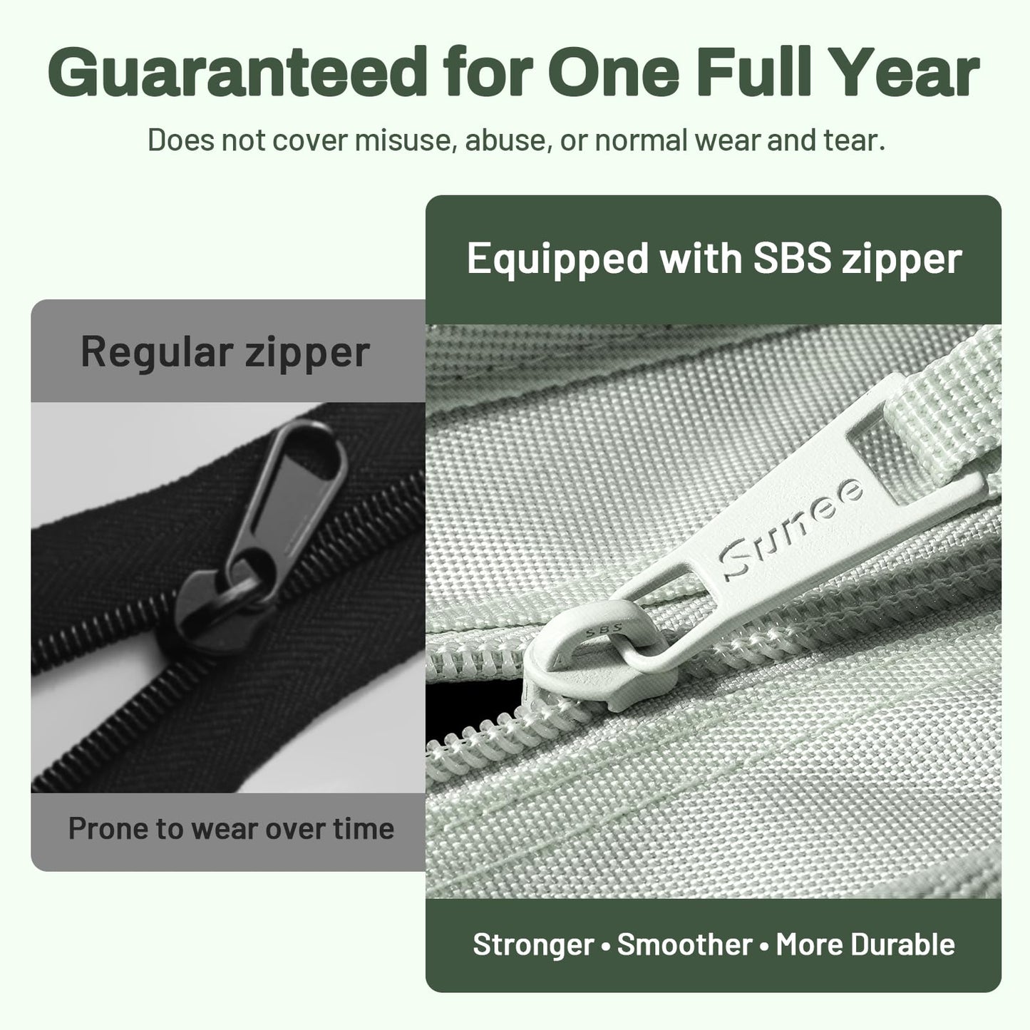 SUNEE Zipper Binder 3 Ring, 3 Inch O-Ring with Handle and Shoulder Strap, 600-Sheet Capacity, 5-Tab Expanding File Folder, Multi-Pockets for Middle School Organizer Binder with Zipper, Sage Green