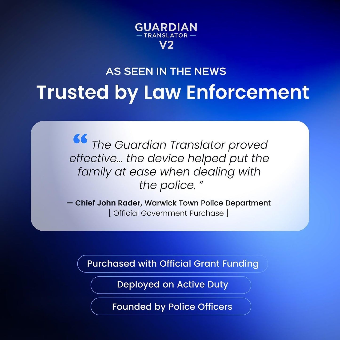 Guardian Translator V2 — AI Translator Device with Earbuds | Real-Time Two-Way Voice & Camera Translation | 144 Languages | Built-in ChatGPT | No Subscription | Travel, Business, Education
