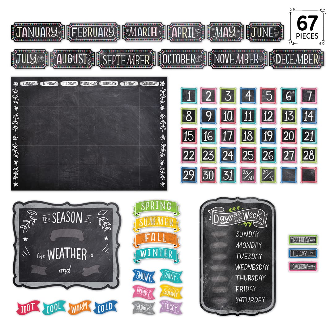 CTP Chalk It Up! Calendar Set Bulletin Board (Creative Teaching Press 10873)