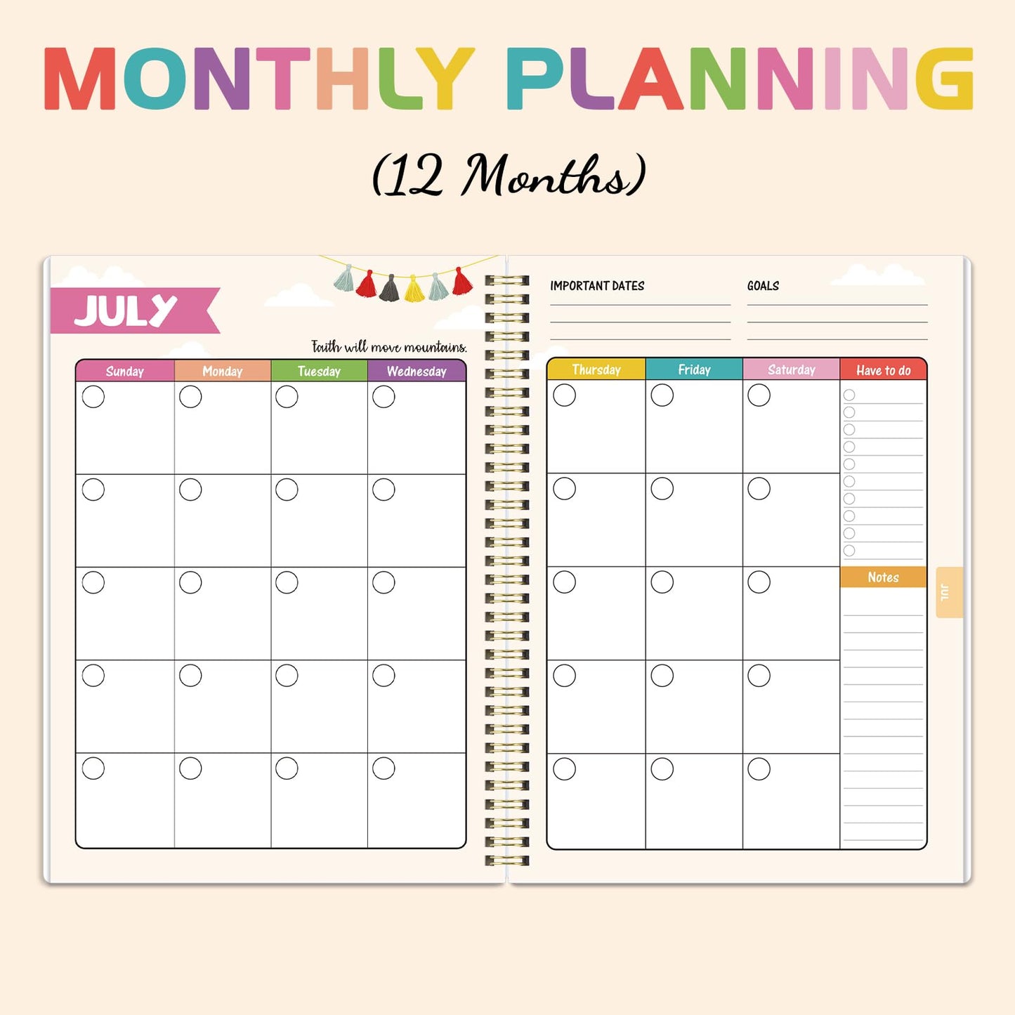 Undated Teacher Planner - Teacher Planners 8.5 x 11, Teachers Lesson Plan Book, Teachers Lesson Planner 2026-2027 with Stickers and Inner Pocket