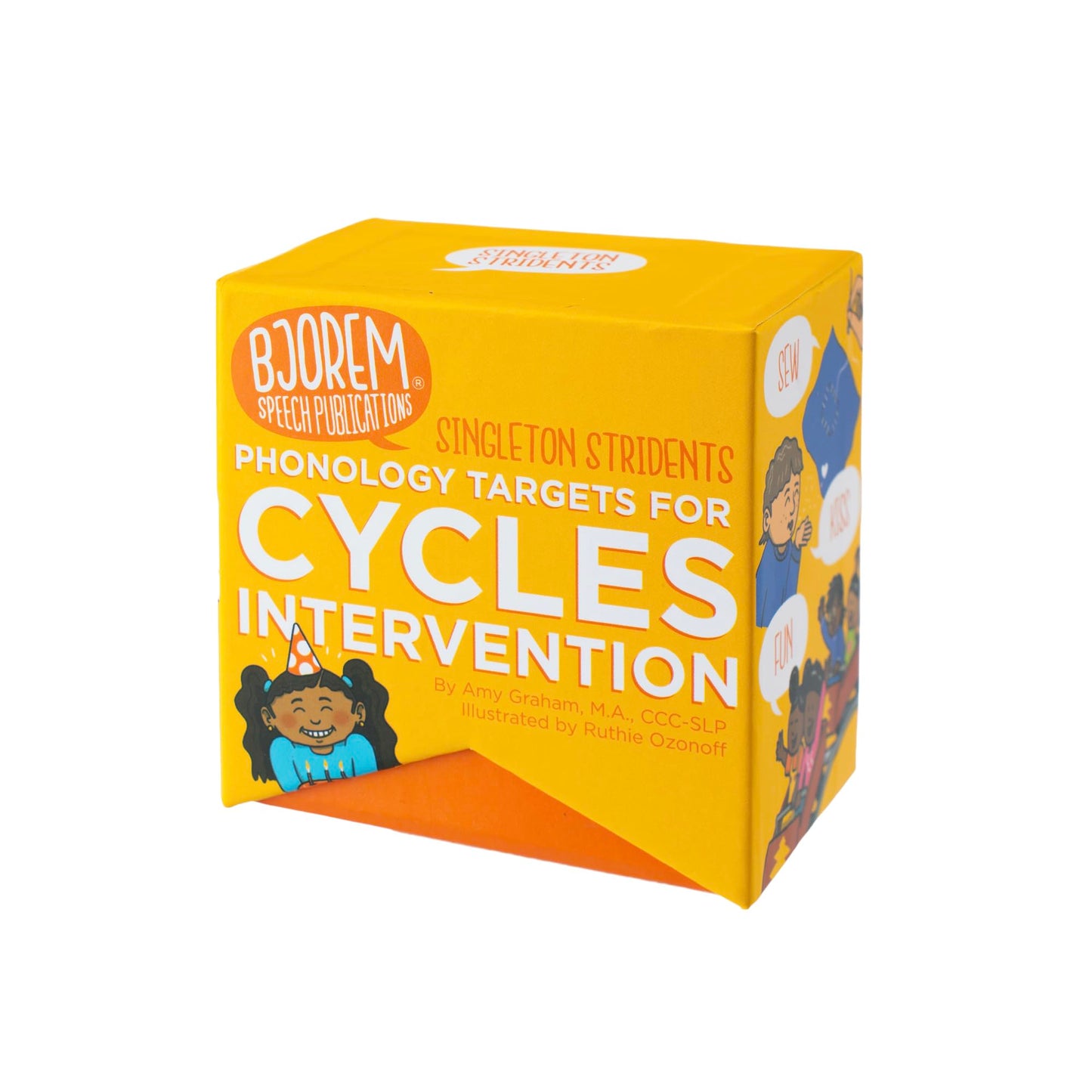 Bjorem Speech® Cycles Intervention Bundle #2 – Evidence-Based Phonology Therapy Cards for Highly Unintelligible Speech | Target Syllableness, Fronting, and Singleton Stridents