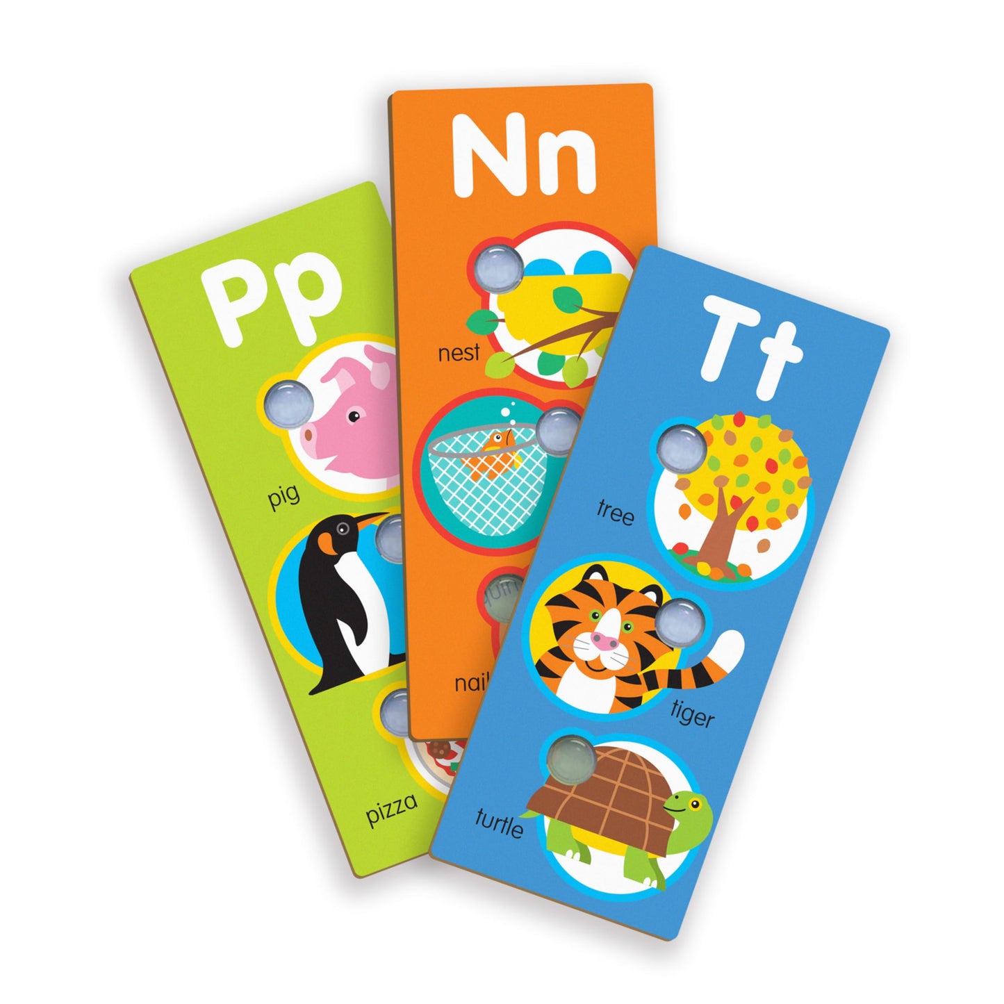 Melissa & Doug Poke-a-Dot! Alphabet Jumbo Learning Cards, 13 Double Sided Interactive ABC Flash Cards, Educational Activities for Toddlers and Preschoolers, Ages 1+