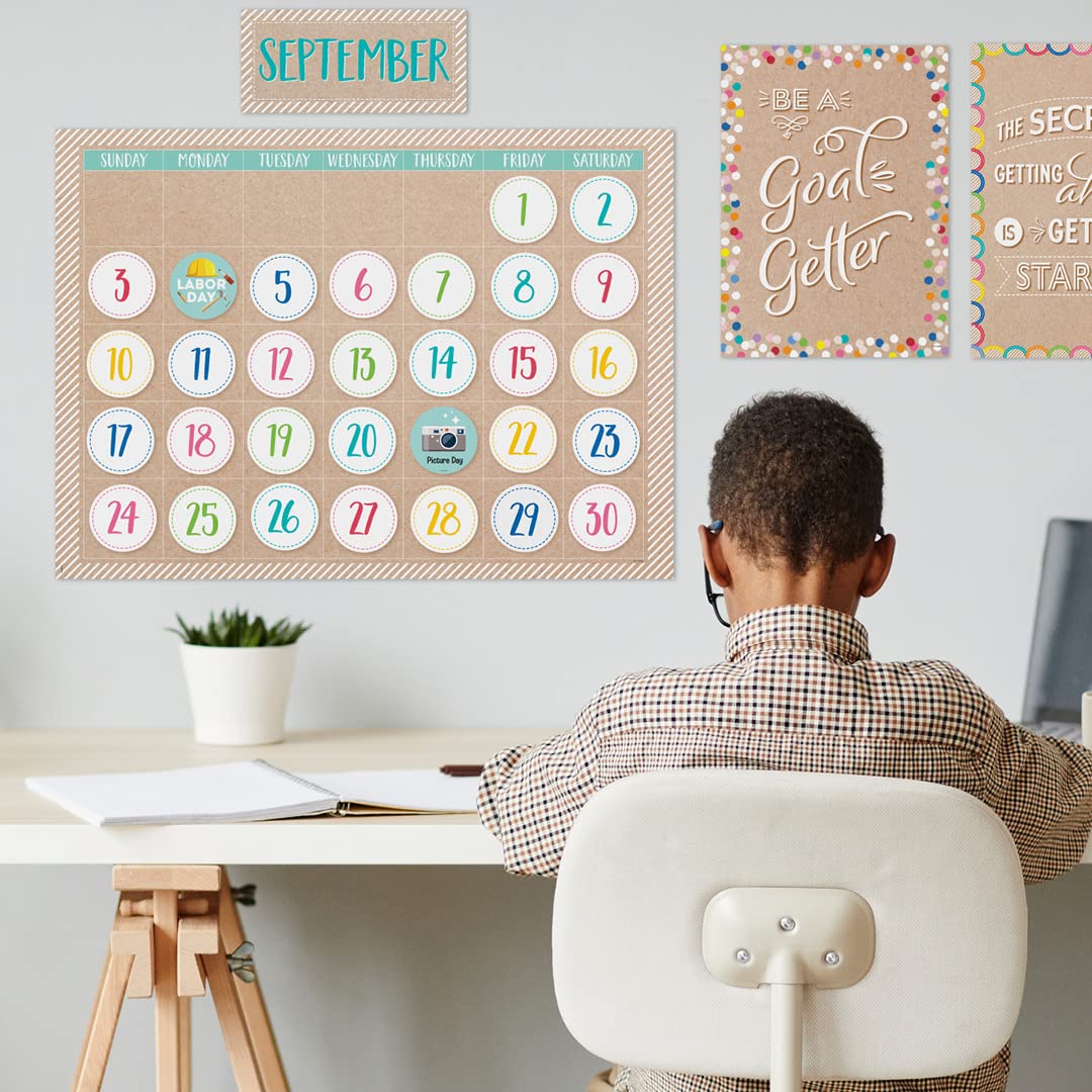 CTP Krafty Pop Calendar Set Bulletin Board (Creative Teaching Press 10874)