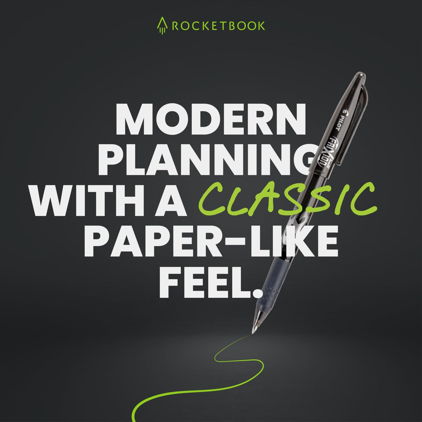Rocketbook Flex Reusable Planner, Smart Undated, Daily, Weekly, Monthly, Annual Calendar Templates, Letter Size 8.5x11, Green (Pack of 1)