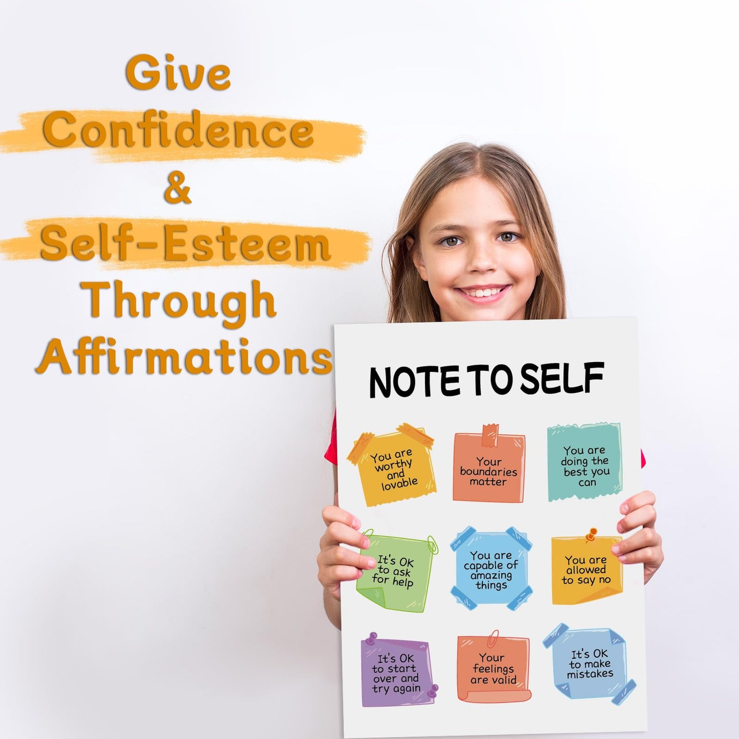12Pcs Mental Health Posters, Therapy Office Decor, Counseling Office Must Haves School Counselor Supplies, Mental Health Wall Art Decor Home Office Classroom Inspirational Positive Poster (10"x14")