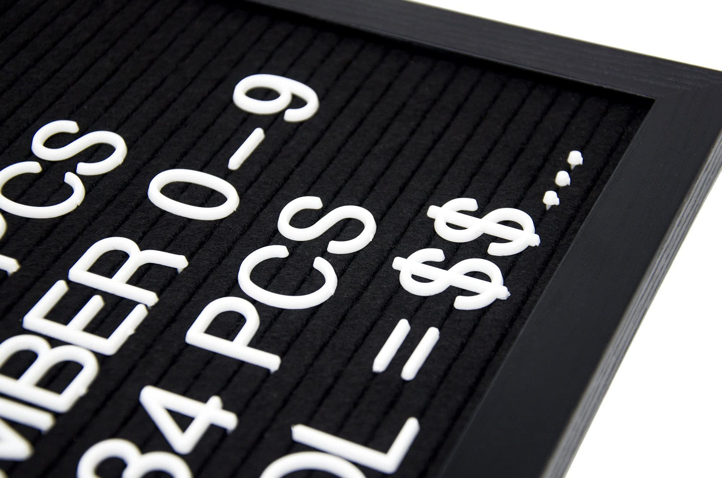G GAMIT Felt Letter Board Letters Set, 306pcs 1inch Wider Letters Only（No Board）