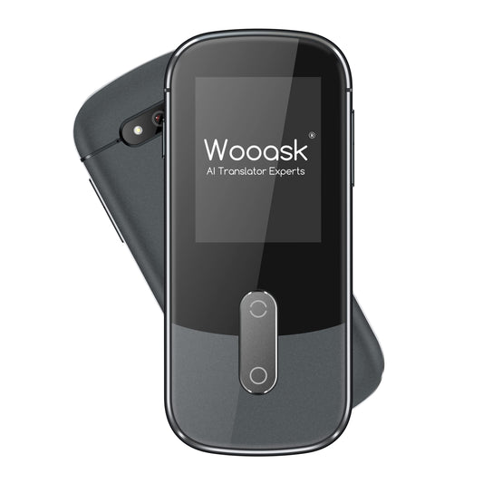 Wooask Language Translator Device W09 Real-time Two Way Voice Translation in 144 Languages and Accents for Learning Travel Business