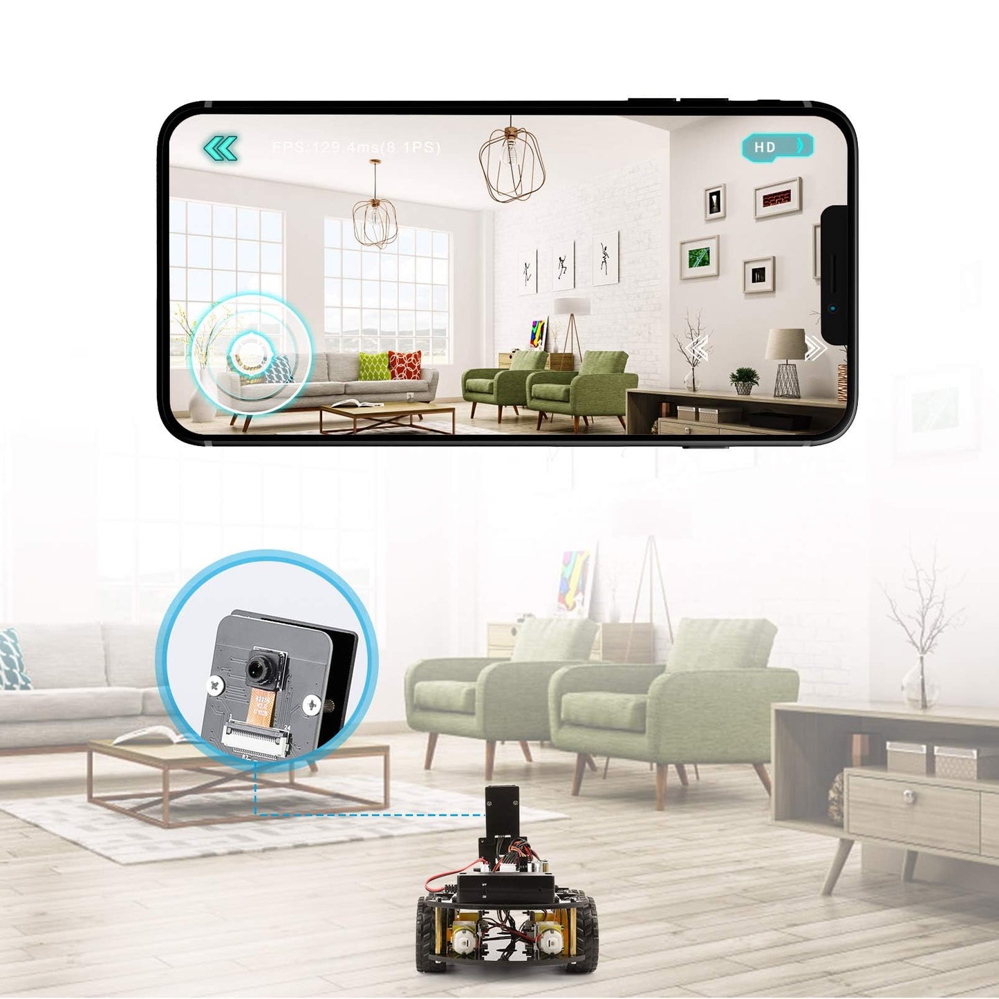 ELEGOO UNO R3 Smart Robot Car Kit V4 for Arduino Robotics for Kids Ages 8-12 12-16 STEM Science Kits Coding Gifts for 8 9 10 11 12 13 14 15 16 Year Old Boys Girls Teens Cool Engineering Building Toys