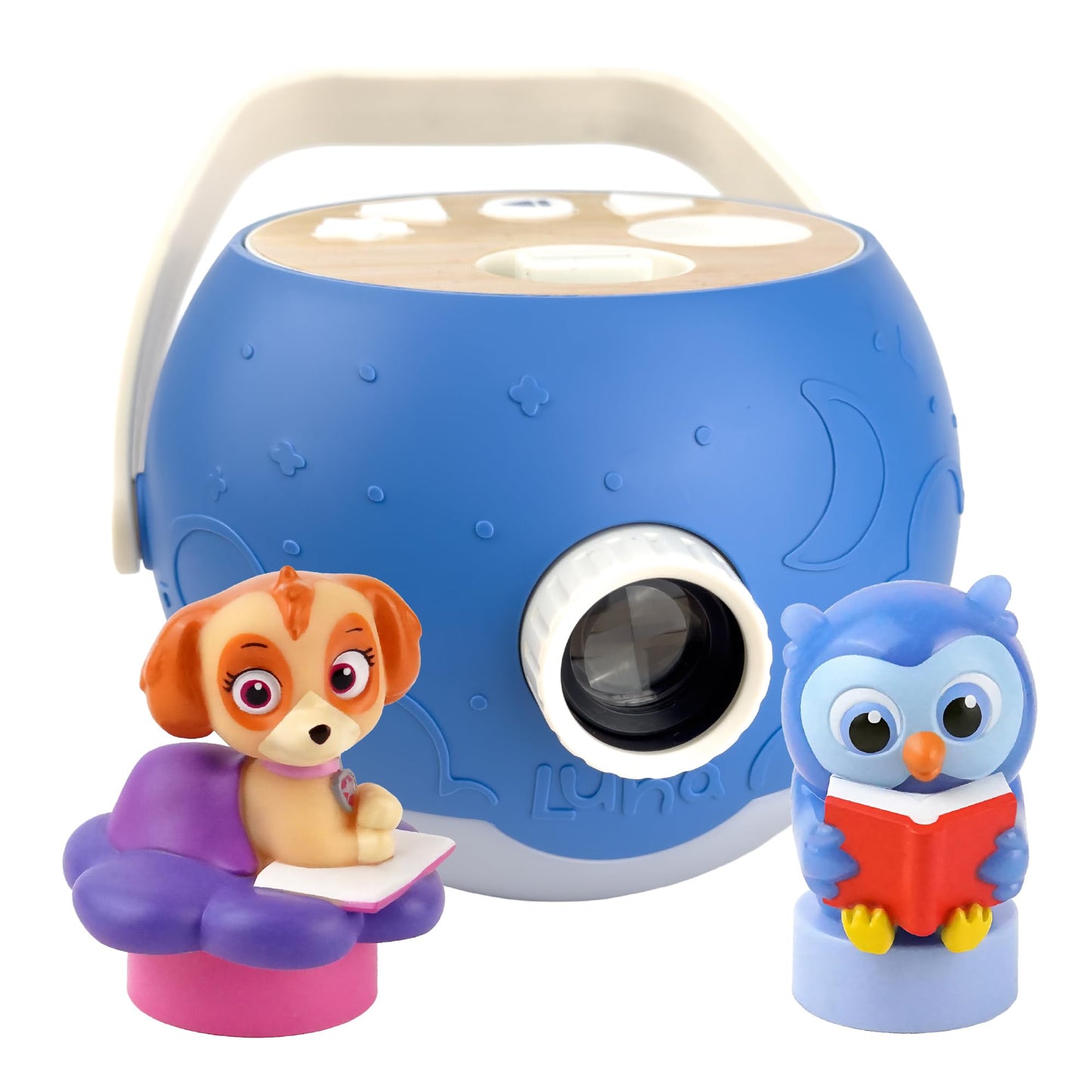 Luna Storytime Projector - 5 PAW Patrol Skye & 5 Classic Read-Aloud Stories, 10 Songs, Night Light & Soothing Dream Music - Children, Kids & Toddlers Ages 3+