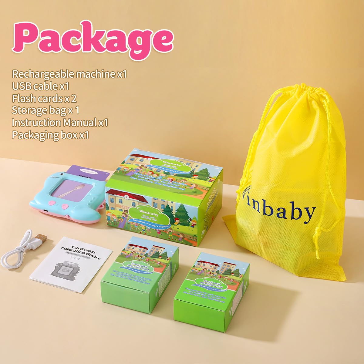 Toddler Toys Talking Flash Cards for 1-5 Years Old, 336 Sight Words Language Learning Toys, Autism Sensory Toys for Autistic Children, Montessori Toys, Educational Birthday Gifts for Toddlers (Green)