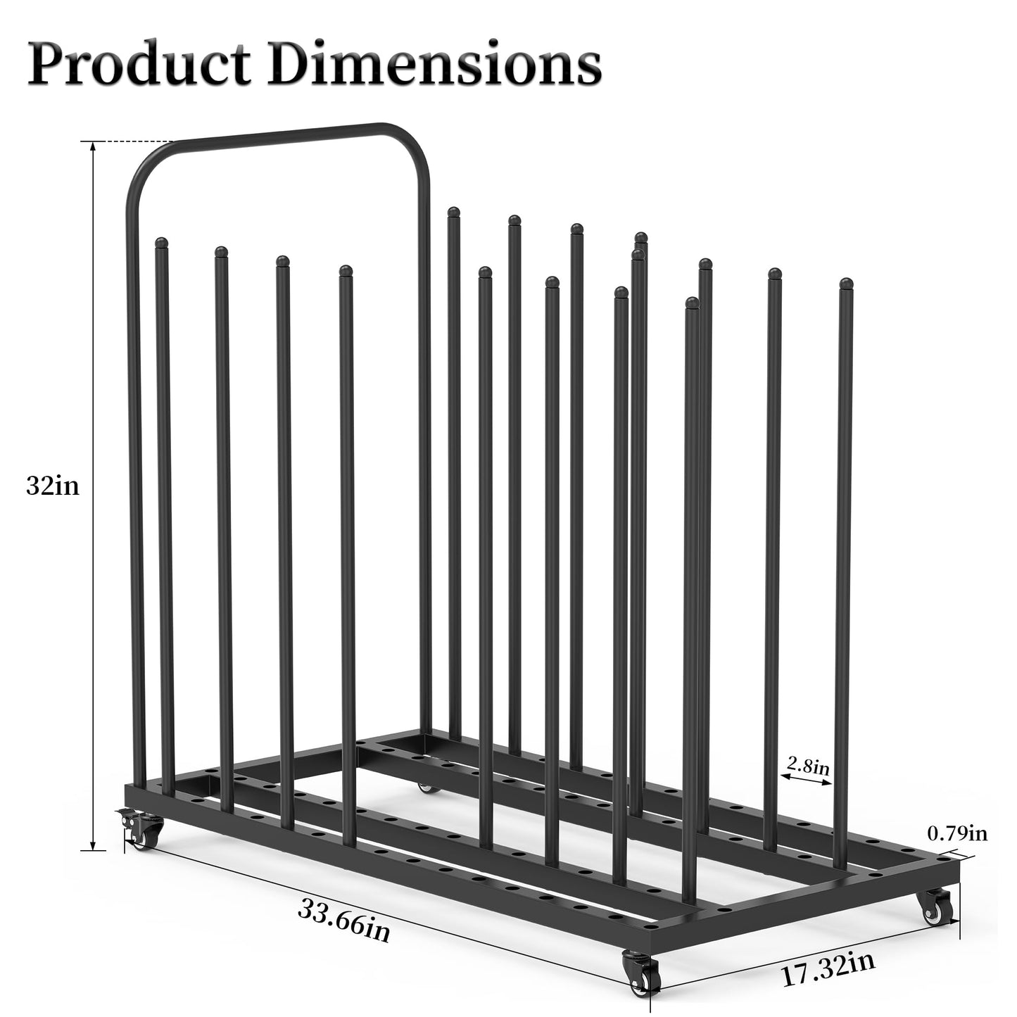 Tredre Art Storage Rack with Locking Wheels, Adjustable Metal Art Drying Painting Rack, Large Canvas Storage Display Stand for Drawing Boards, Panel, Crafts, Art Studio, Classroom and Gallery