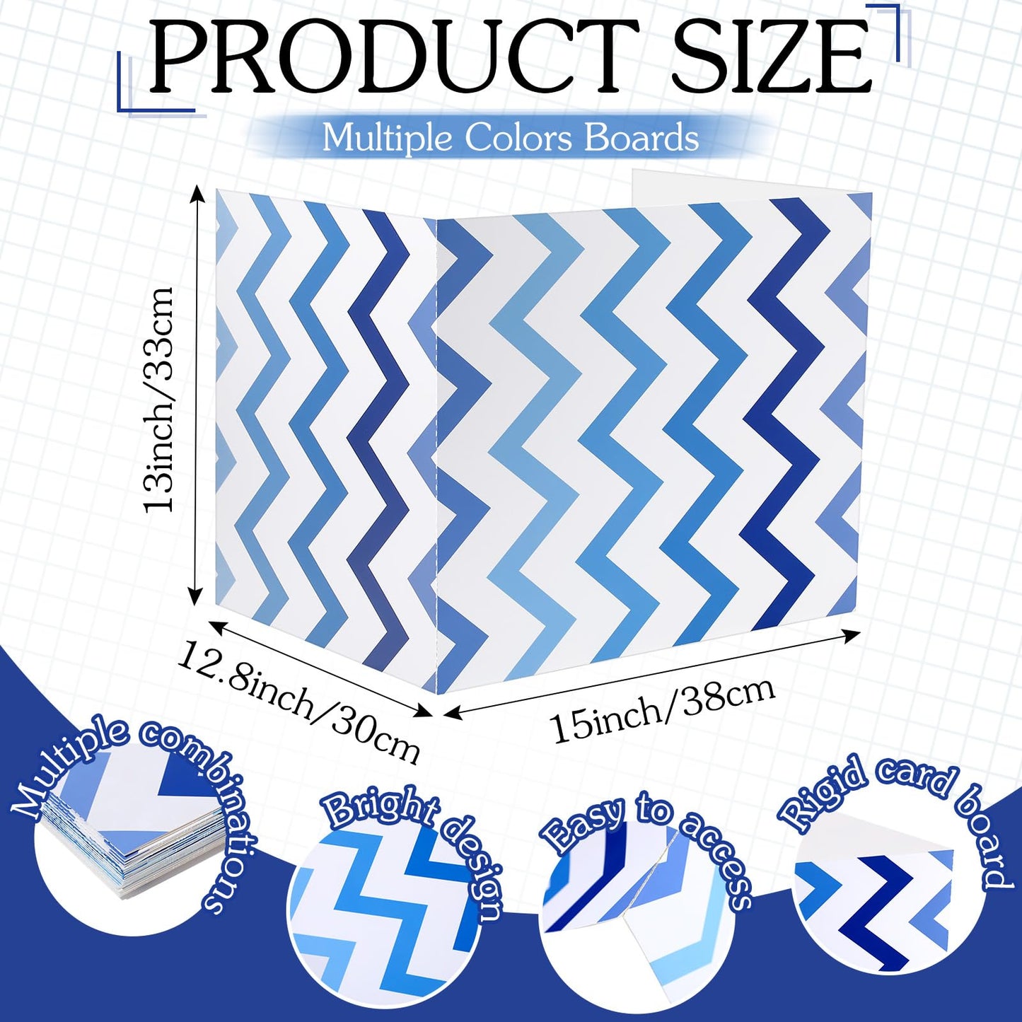 SATINIOR 24 Pcs Privacy Folders for Students, Desk Dividers for Classroom Testing, Student Privacy Boards Classroom Must Have, School Teacher Supplies