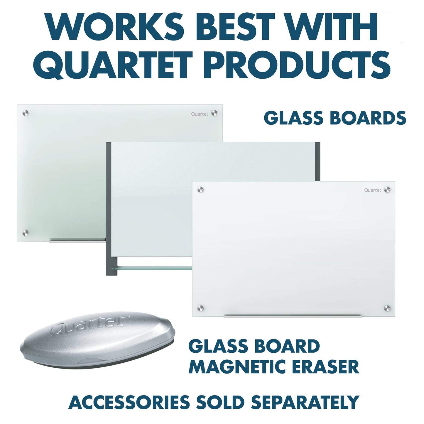 Quartet Glass Board Dry Erase Markers, Premium, Bullet Tip, Black, 12 Pack (79553)