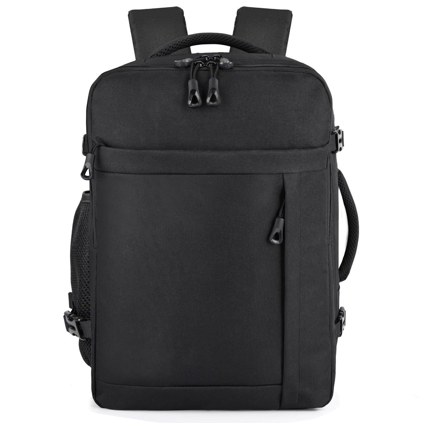 HILOMON Black Travel Backpack for Men Women, TSA Approved Personal Item Size 18x14x8 Under Seat Backpack for Airplanes 15.6inch Laptop 30L Luggage Carry On Bag