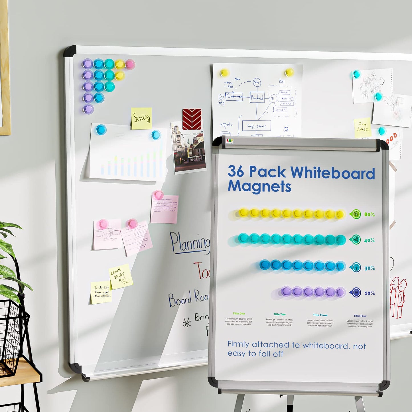 (Bundle of 2 Sets) MaxGear Dry Erase Eraser, Magnetic Whiteboard Eraser for Glass Board, Dry Erase Board, Dry Erase Board, Chalkboard Wiper with Built-in Magnet for School, Office, Home, Black, 2 Pack
