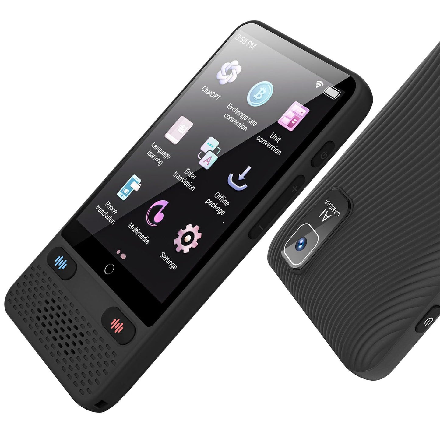 Language Translator Device,2024 Latest Two-Way Language Translator in 138 Languages, Online/Offline/AI/Voice/Photo Translation, Standy 240H, Portable Instant Translator for Business,Study & Travel