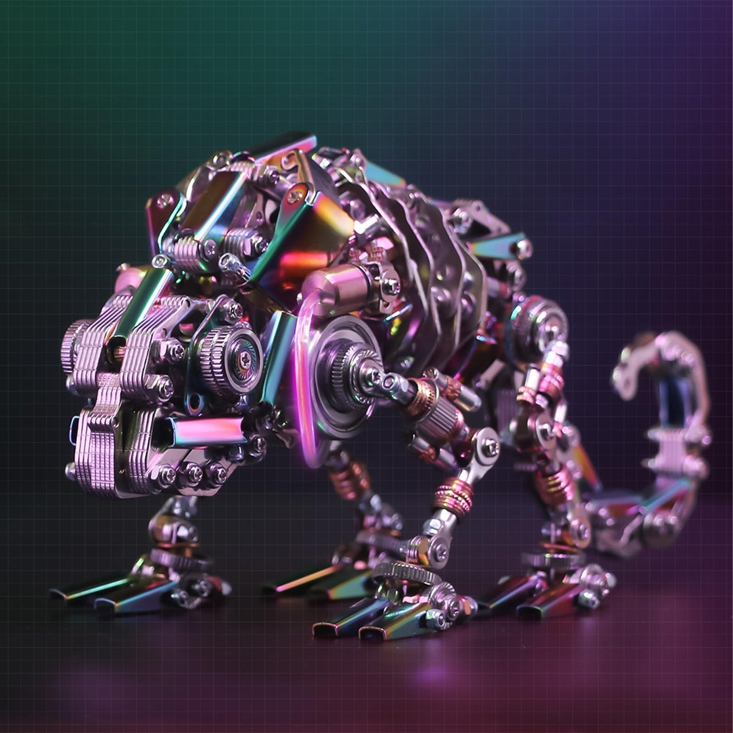 3D Metal Puzzle for Adults,Chameleon Puzzle Building Set，3D Metal Model Kit, Brain Teaser Puzzles DIY Assembling for Stress Relief - High end Men's Gift