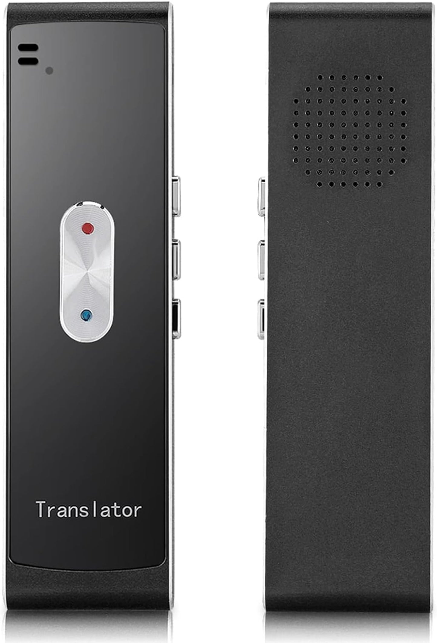 Language Translator Device Portable Two-Way Instant Translator 2025 Mini Pocket Smart Translator Ai Online Voice Photo Text Translation for Learning, Travel and Business(Black)
