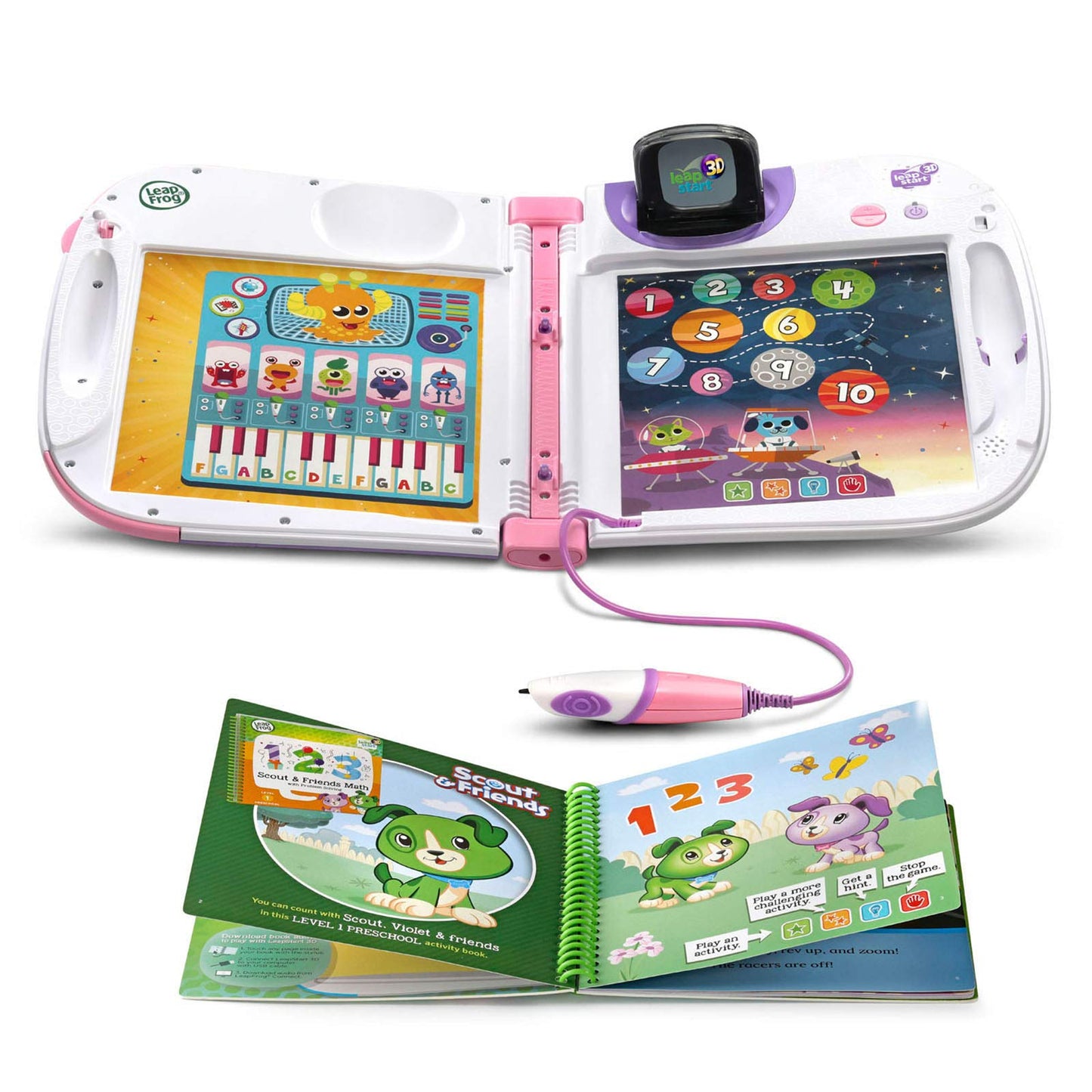 LeapFrog LeapStart 3D Interactive Learning System (Frustration Free Packaging), Pink