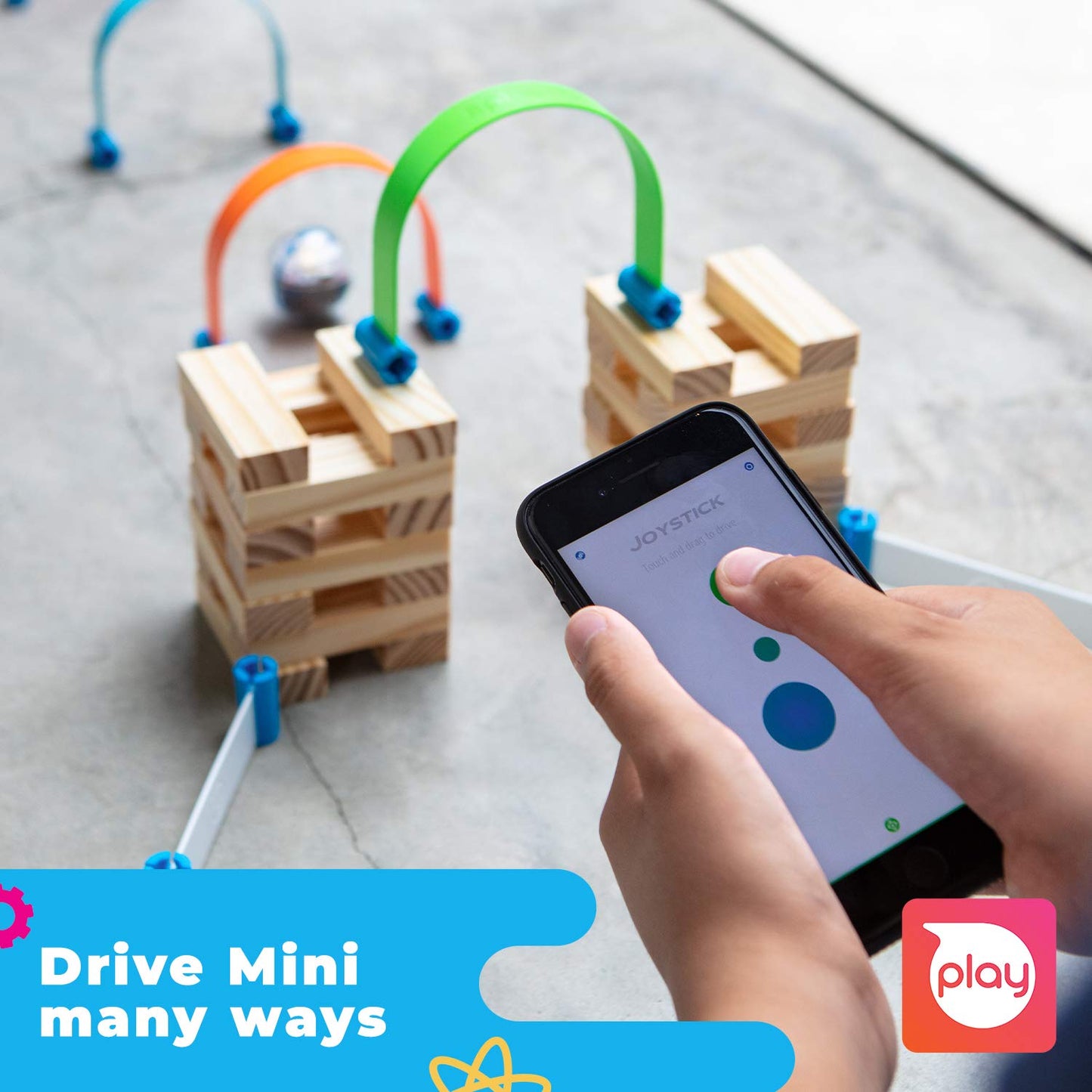 sphero Mini Activity Kit - App-Enabled Coding Robot - 55 Piece Construction Set & Activity Cards - STEM Educational Toy for Kids - Bluetooth Connectivity - Interactive & Fun Learning for Ages 8+