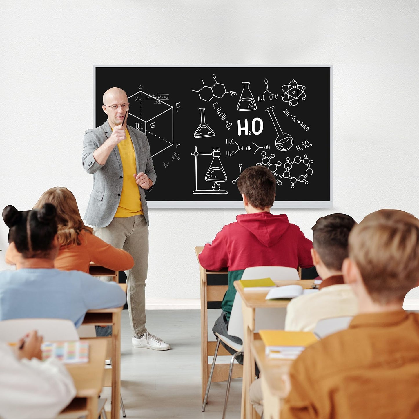 70 Inch 4k Smart Board Touch Screen Interactive whiteboard,40 Point Touch Digital whiteboard, Interactive whiteboard Display & Smart Board for Classroom and Office use,
