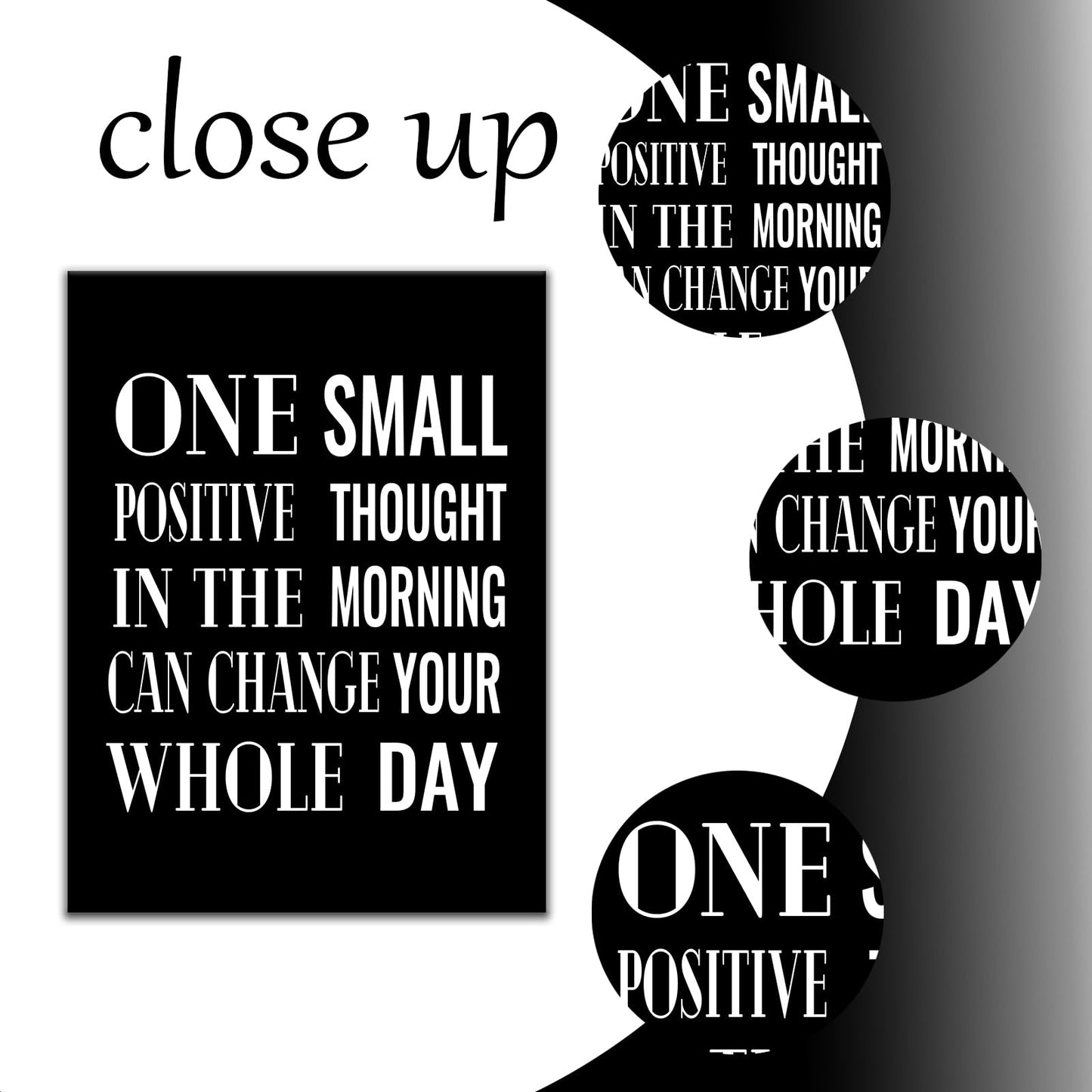 Inspirational Canvas Wall Art Office Decor Motivational Poster Quotes for Home Boost Confidence Inspiring Sign Picture Painting for Gym Bedroom Classroom Artwork Stretched and Framed [18''Wx24''H]
