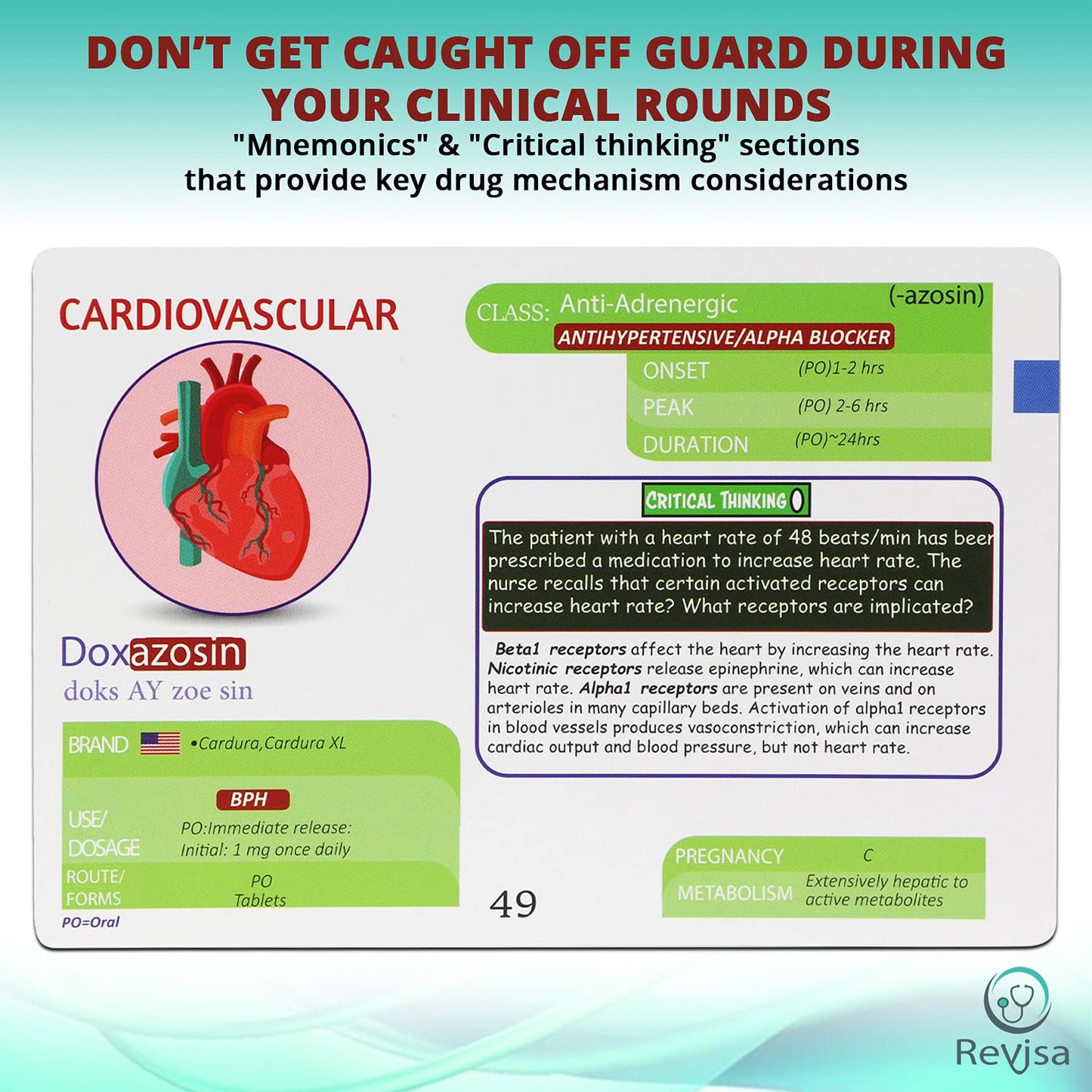 Top 300 Drugs Pharmacology Cards Portable Flashcards with Box Study & Review Notes for NCLEX, NAPLEX, Nursing, Pharmacy, Med School Guide for Clinical Assessment, Lab, Dose, Drug Names 2
