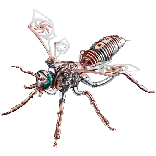 3D Metal Wasp Puzzles for Adults Model Kits Mechanical Building Blocks Difficult DIY Assembly for Men