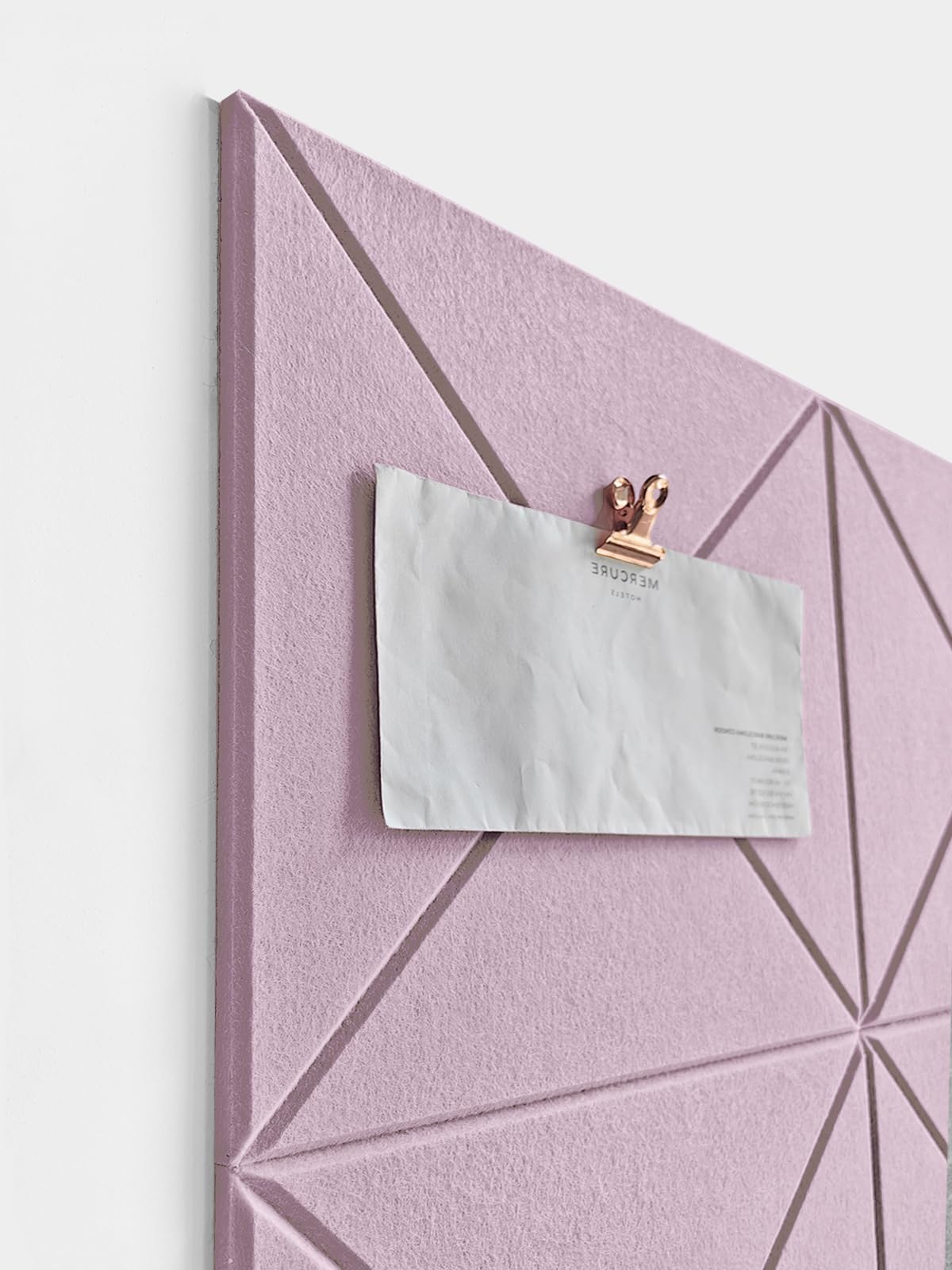 6 Pack Decorative Felt Wall Tiles (11.8” x 11.8”) - Modern Bulletin Board for Home Office & Classroom, Self-Adhesive Cork Board Alternative for Kids Artwork, Photos & Pin Display - Sakura