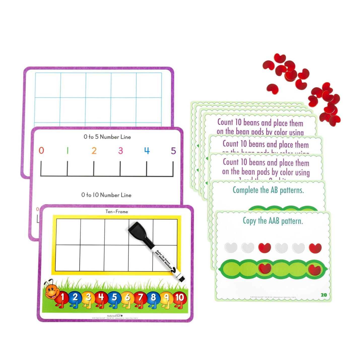 Really Good Stuff Family Engagement Math – Practice, Solve & Play Pack - PreK