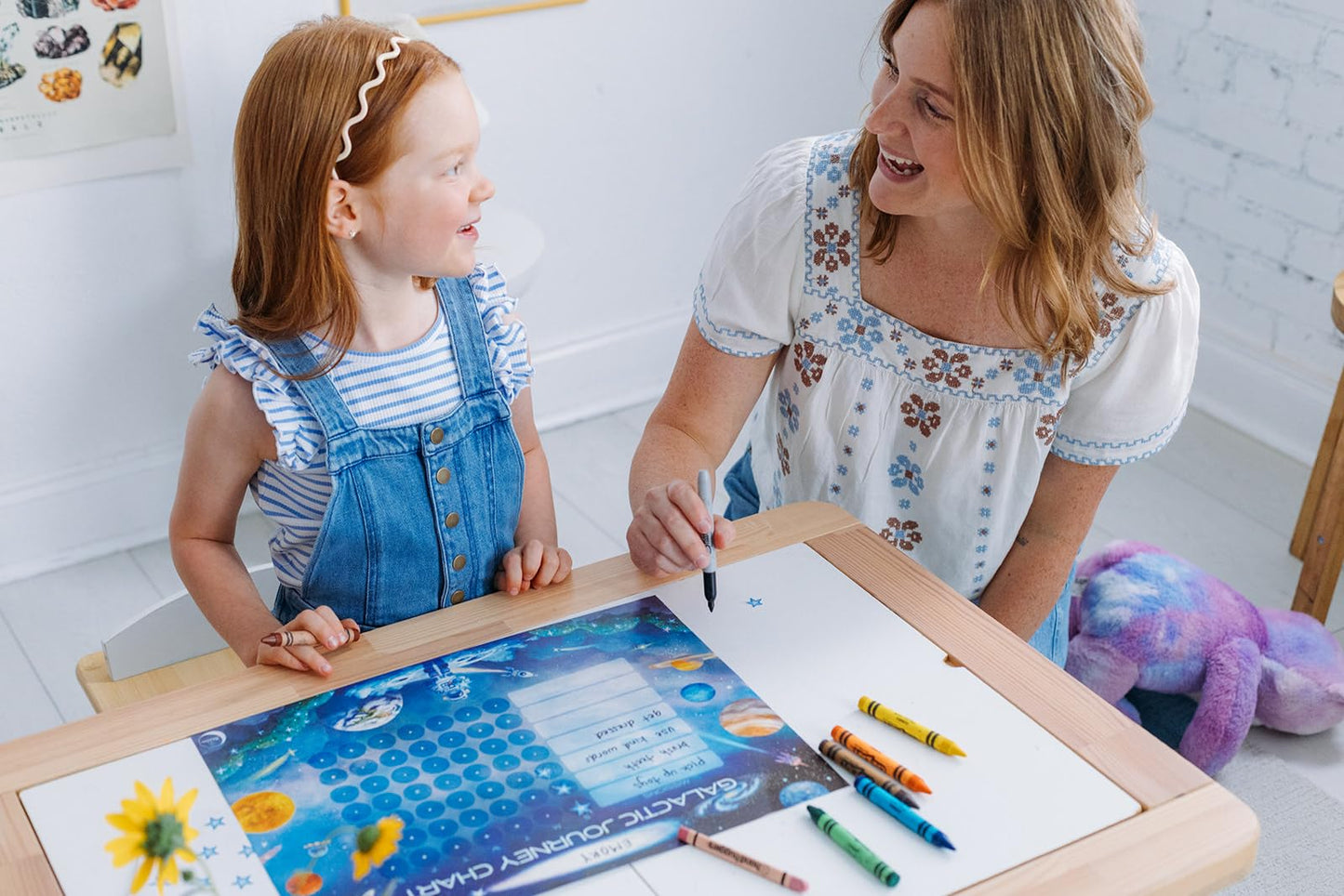 Kids Chore & Routine Reward Chart Set – 3 Themed 7-Day Charts with 147 Stickers (Space, Ocean, Jungle) – Gentle Behavior & Goal Tracker by Saisu – Ages 3+