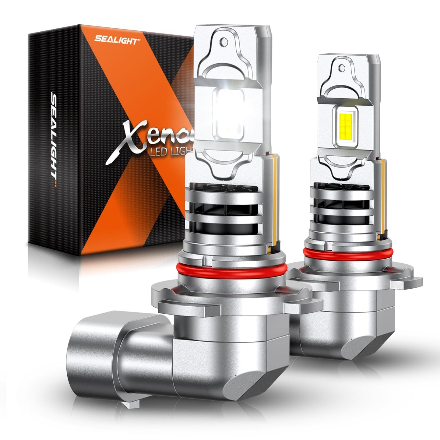 SEALIGHT H10 LED Fog Light Bulbs, 18000LM, 6500K Cool White, Pack of 2, Fits H10/9140/9145