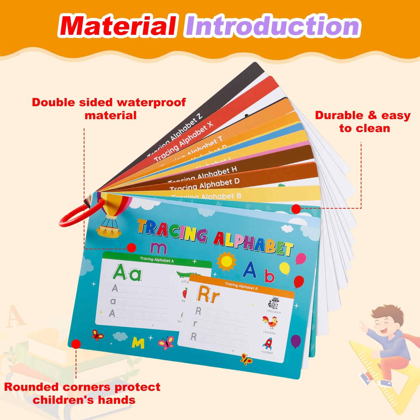 Alphabet ABC,Addition and Subtraction,Number,First Words,Shapes,Color Flash Cards 7 Set,568 Words Double-Sided Kindergarten Preschool Educational Pre k Flash Cards,Toddler FlashCards for Kids Ages 3+