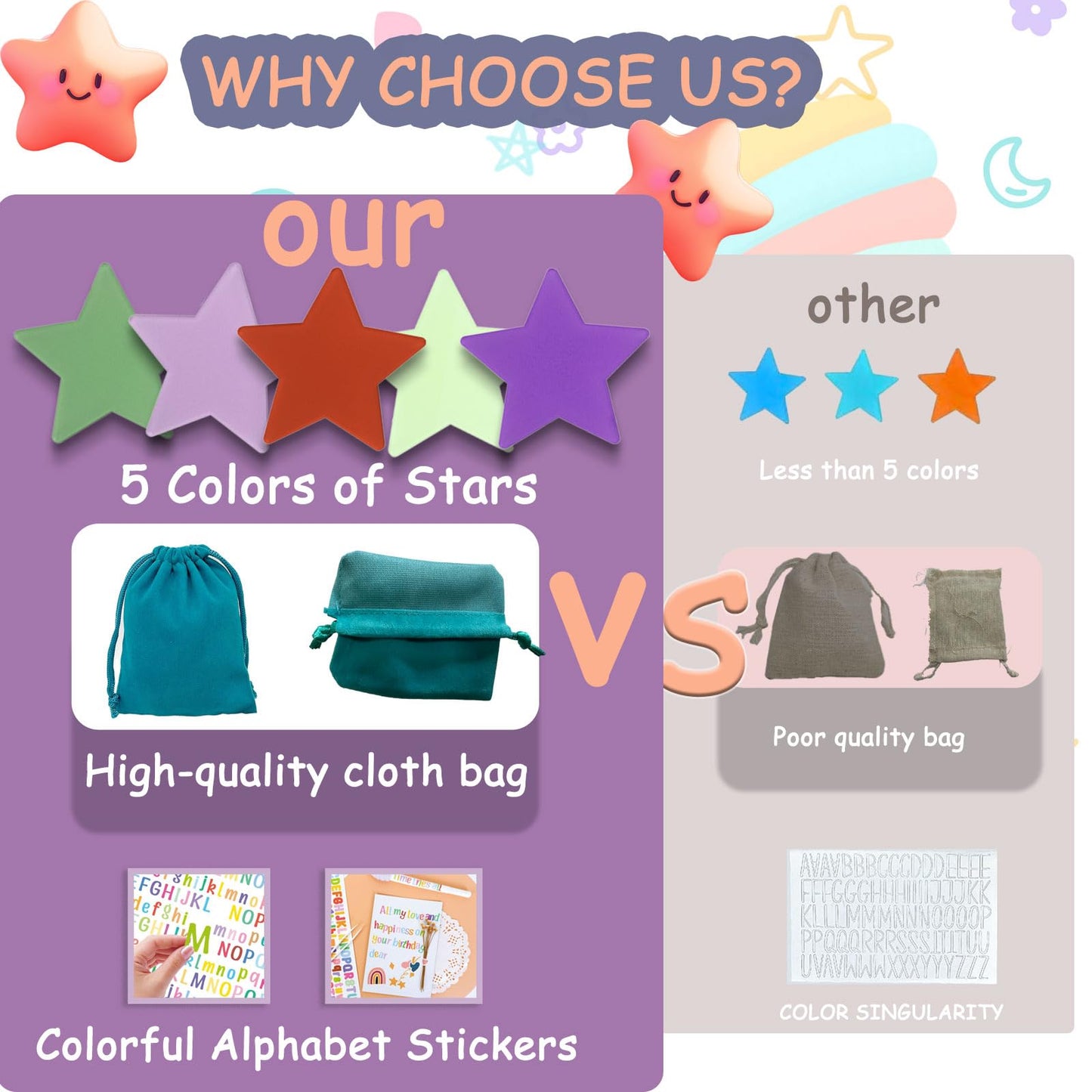 Magnetic Reward Jar,Magnetic Star Reward Jar for Kid,Reward System for Student Behavior,Personalized Stars Reward Jar for Classroom Home,Magnetic Reward Jar Ideal for Classroom Board (Classic)