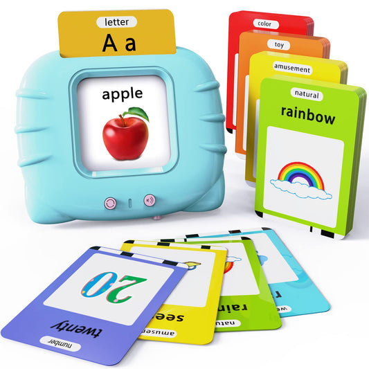 Lapare Audible Educational Toy with Music for Toddlers Age 1 2 3 4 5, 252 Sight Words Flash Cards Kindergarten Toy for Kids to Learn Alphabet Number Color Shapes and More