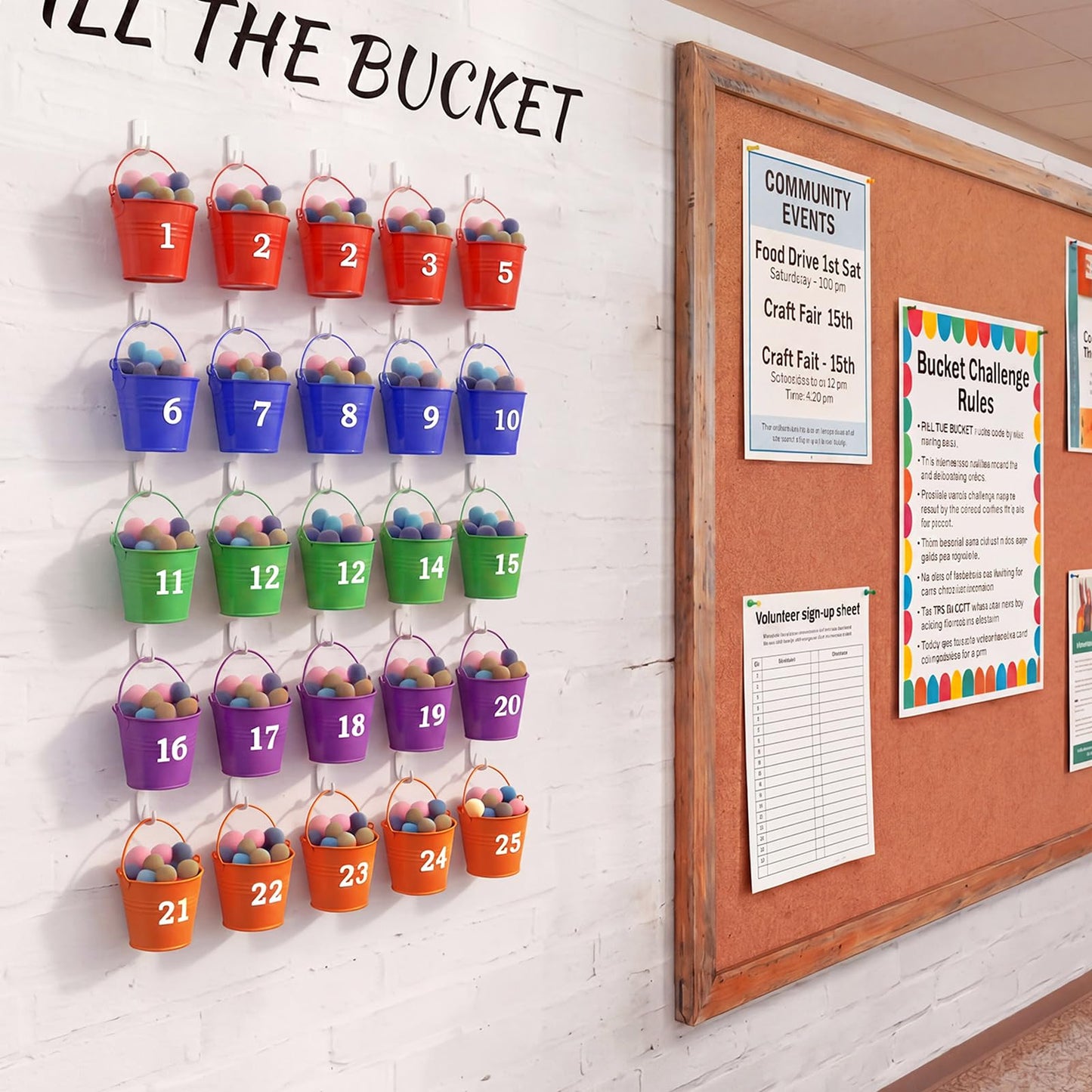 JellyArch Classroom Management Tools have You Filled a Bucket Today bucket Filler Activities Positive Behavior Reward Jars Teacher Essentials Preschool Elementary Classroom Must Haves(Vibrant Color)