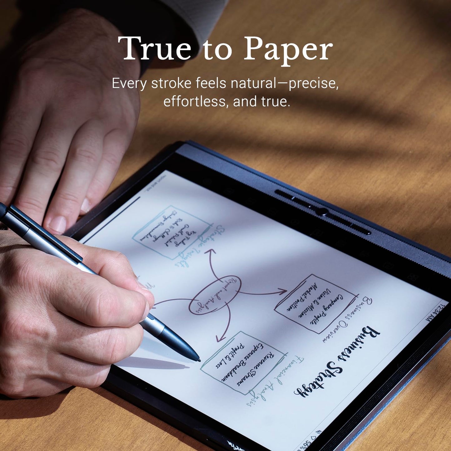 Penstar eNote Pro – The Clearest Color E-Ink Paper Tablet | 10.3” Touchscreen Writing Tablet, 128GB Digital Notebook with B6 Metal Stylus & Folio Cover, AI-Powered Voice-to-Text
