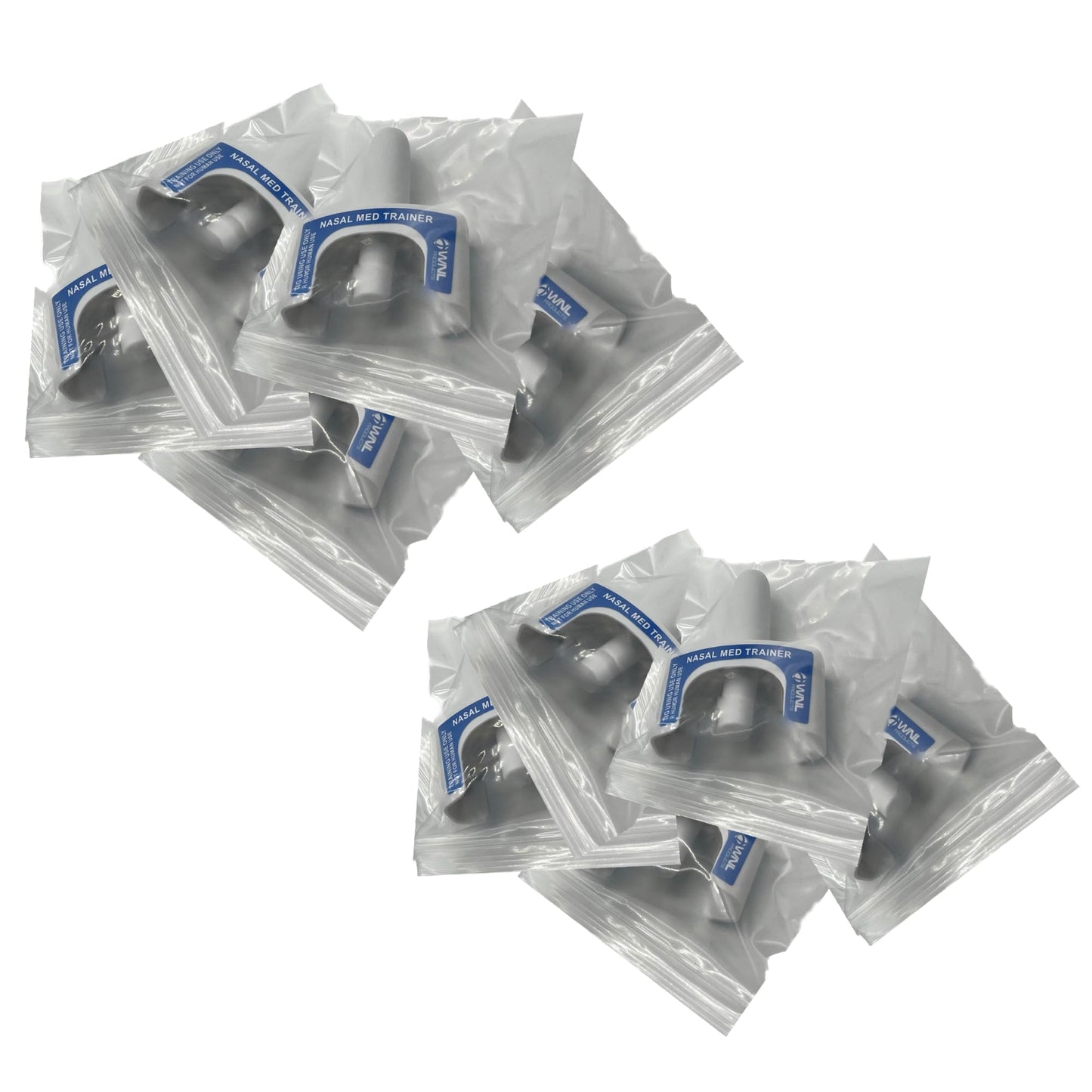 WNL Products 5000NMT Nasal Med Trainer, Naloxone Training Device, for use in Educational Narcan Training Only - 10 Pack