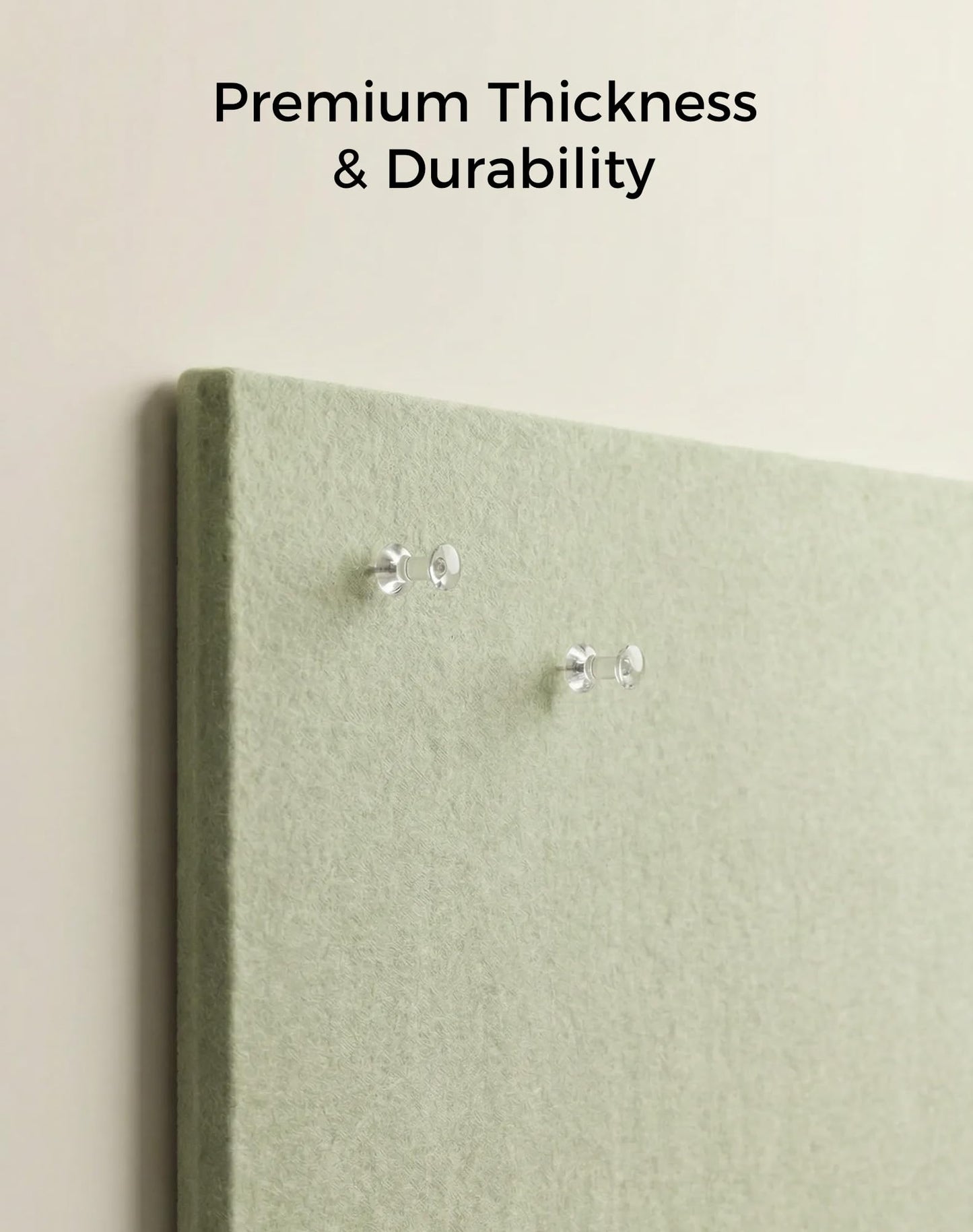 Aothia Felt Bulletin Board Tiles for Wall, 12 Pack Large 48" x 36", Felt Wall Tiles Cork Board Alternative, Adhesive Bulletin Board Tiles for Office, Classroom & Home, Sage Green