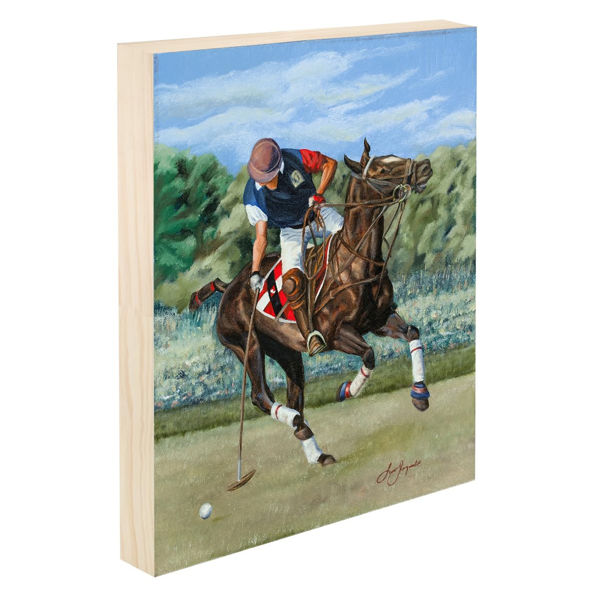 Da Vinci Pro Medium Textured Gesso Panel - 1-5/8" Deep - Set of 6 Square Wood Panels for Painting - Accepts Mediums Like Canvas - for Oils, Acrylics, Mixed Media, Pastels & Drawing Sticks