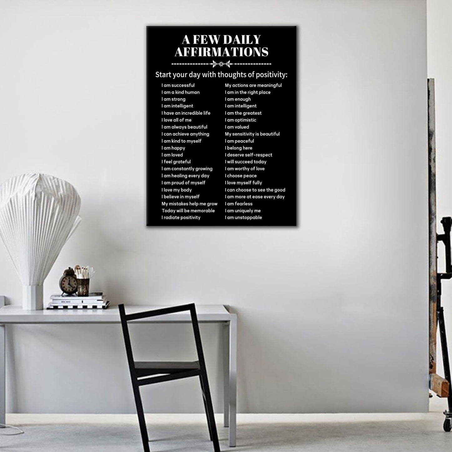 Motivational Canvas Wall Art Inspirational Entrepreneur Quotes Poster Print Positive Theme Picture Painting Wall Decor Artwork for Home Teens Room Office Bedroom Gym Stretched and Framed [18''Wx24''H]