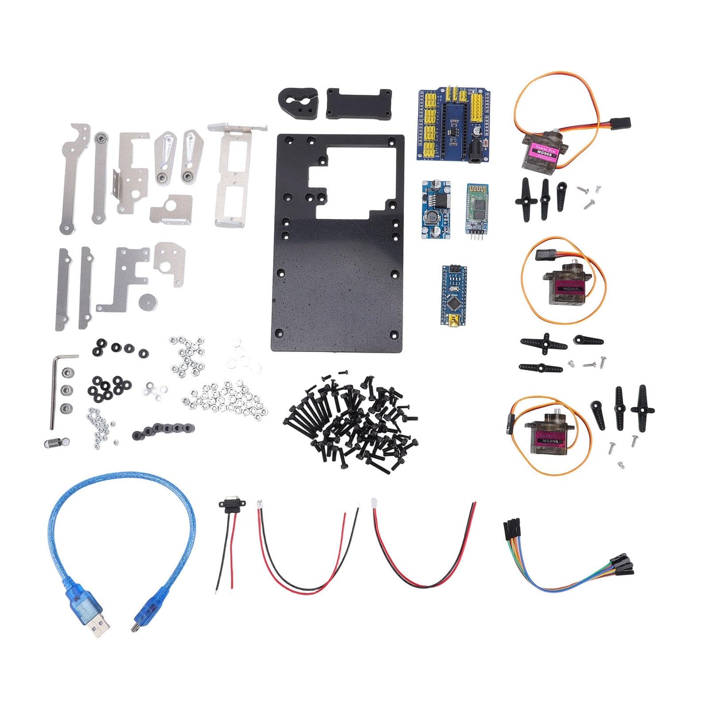 DIY Drawing Robot Kit with Mechanical Arm - Educational Pen Plotter Writing Robot for Classroom Learning & Kids Creative DIY Projects