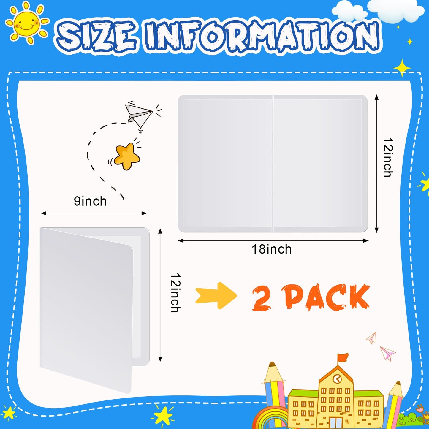 Motipuns 2 Pcs Folding Magnetic Dry Erase Activity Boards Foldable Magnetic Board Dry Erase Learning Project Scrum Folding Whiteboard for Students School Classroom
